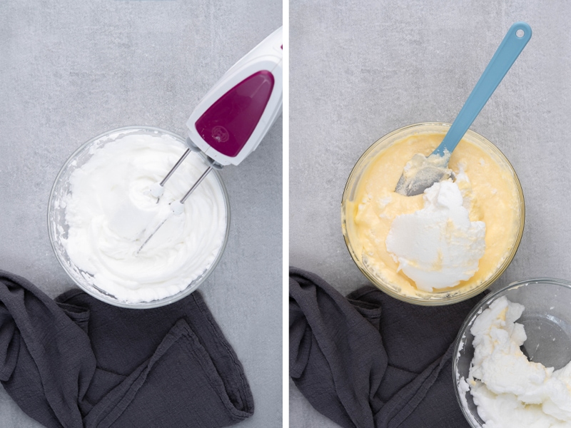 how to incorporate egg whites in mascarpone
