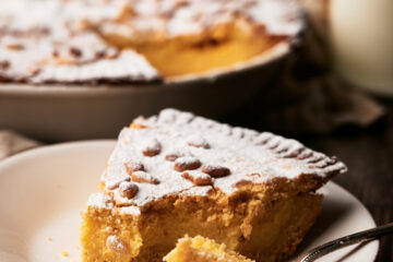 torta della nonna recipe - italian custard cream tart