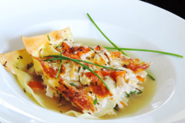 Baked Lasagne in broth recipe - Lasagne in brodo alla Molisana