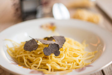 tajarin with black truffle