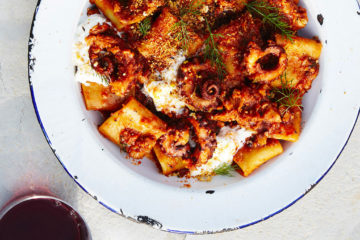 paccheri with octopus ragu