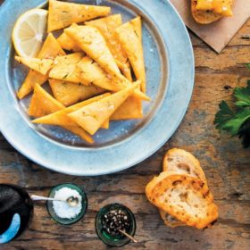 Panelle-Chickpea fritters