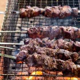 Arrosticini recipe - lamb skewers