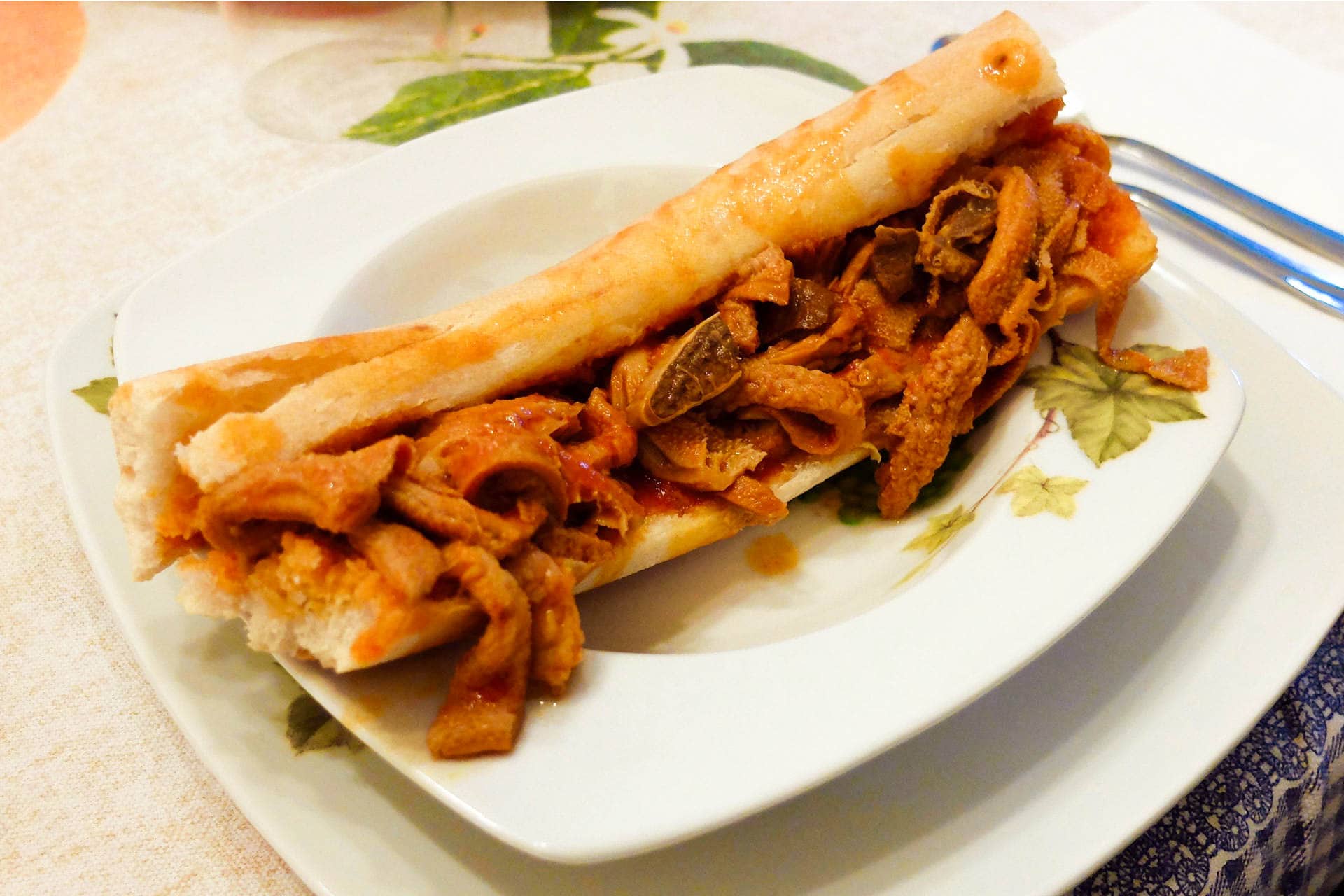 morzello calabrese with pitta