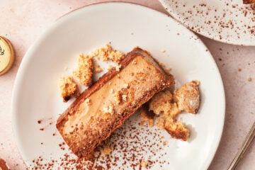 bonet dessert on a plate