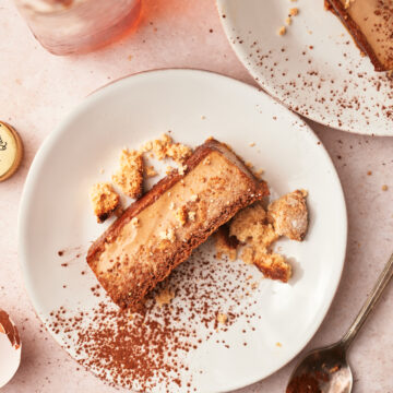 bonet dessert on a plate