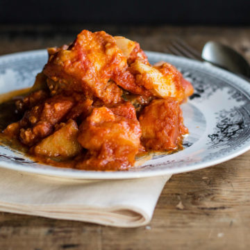 Baccala alla livornese recipe