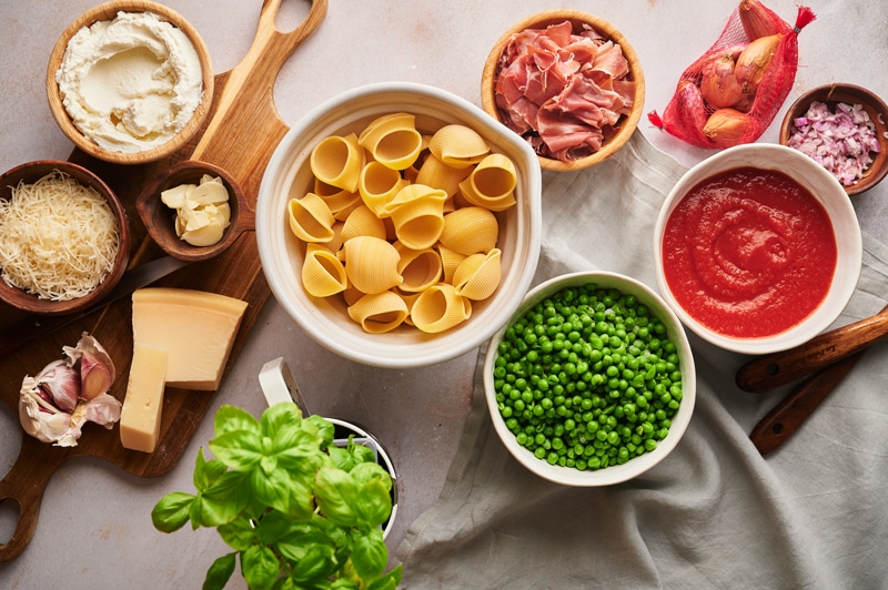 ingredients for stufed shells recipe