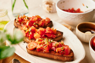 tomato bruschetta recipe image
