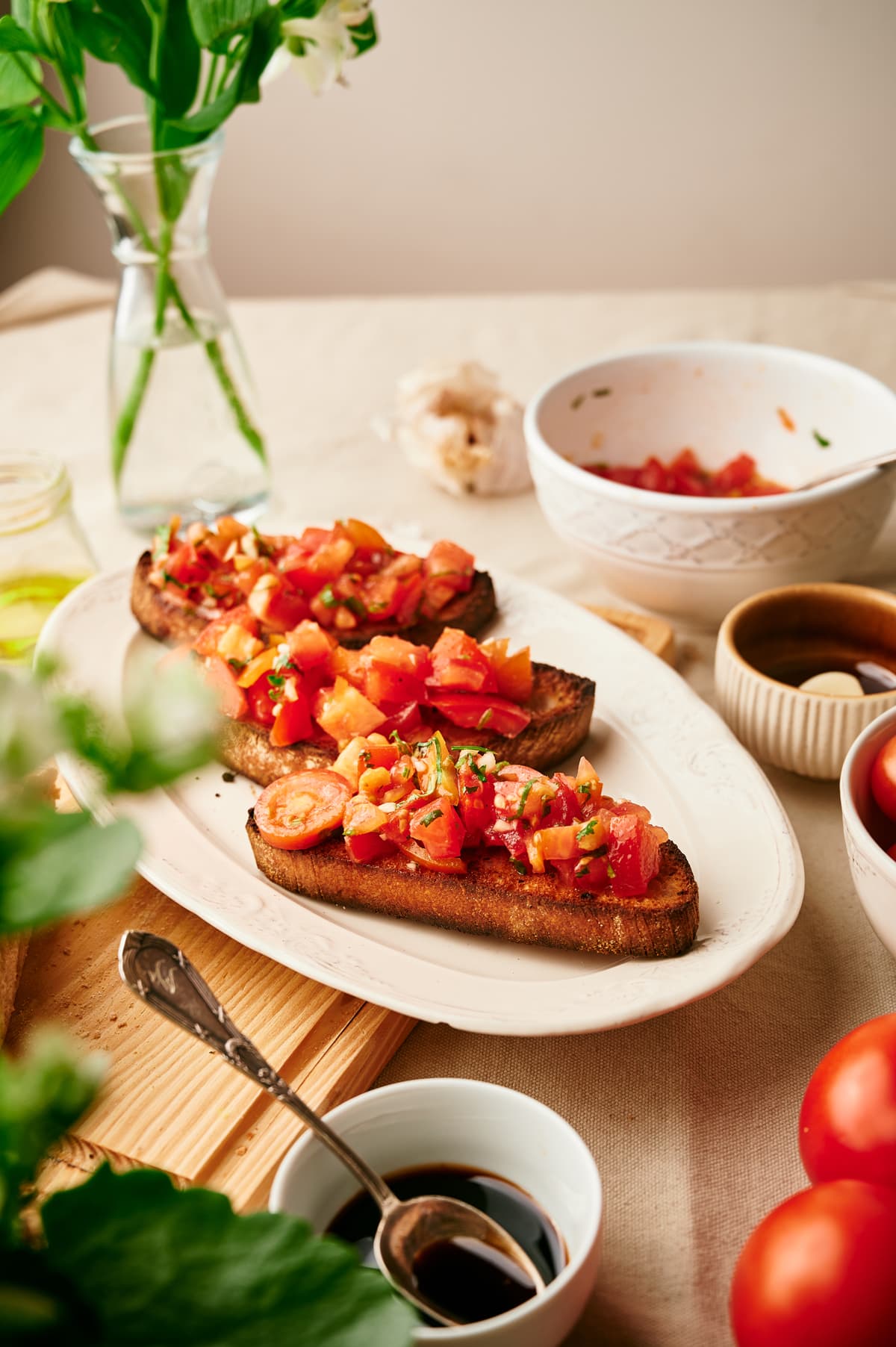 tomato bruschetta recipe image