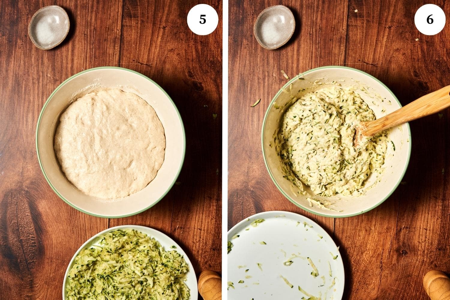 zucchini fritters procedure 
