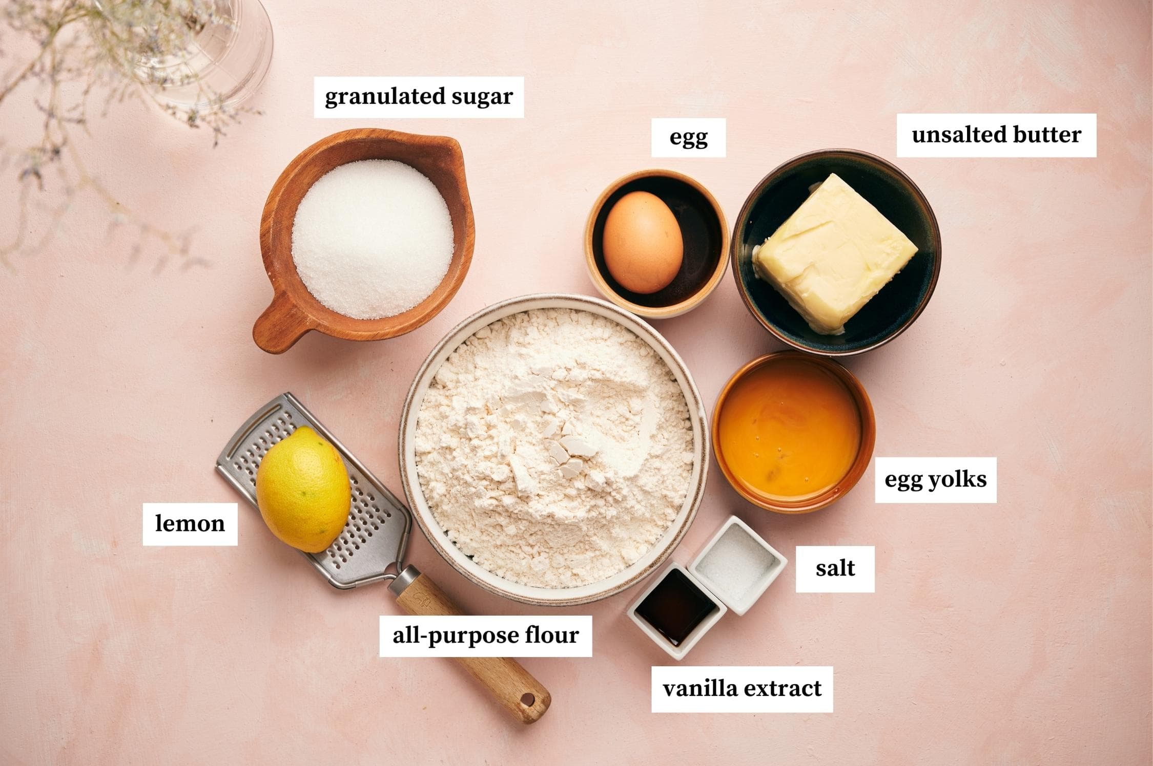 ingredients for pasta frolla