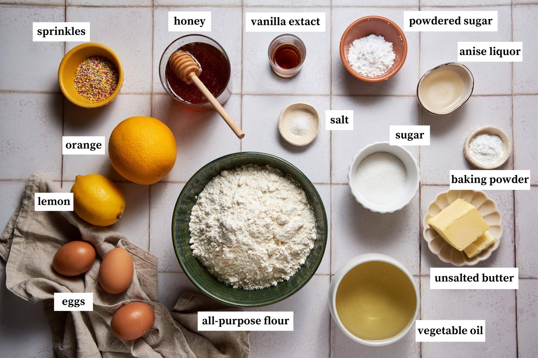 struffoli ingredients