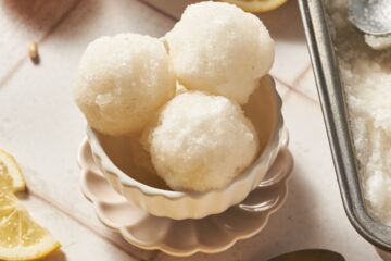 lemon sorbet