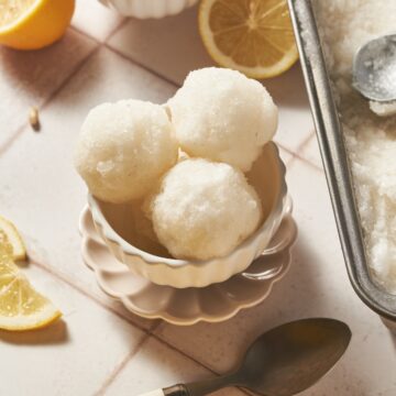 lemon sorbet