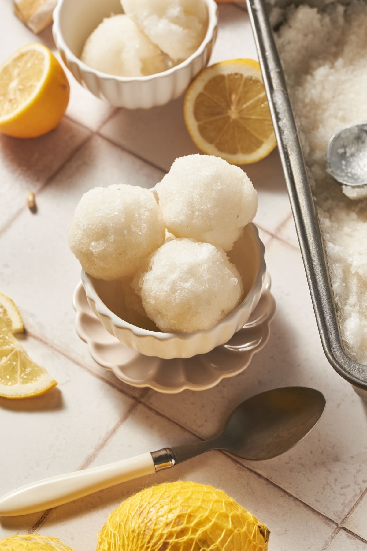 lemon sorbet