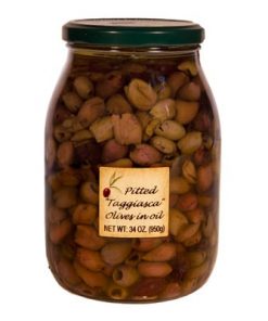 Taggiasca Olives (Pitted) in Olive Oil: Bulk