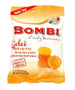 Assorted Natural Fruit Gels by Bombi: Citrus