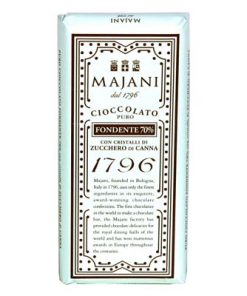 1796 "Fondente 70%" Extra Dark Chocolate Bar with Sugar Crystals