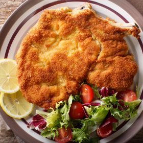 Authentic Veal milanese (cotoletta alla milanese)