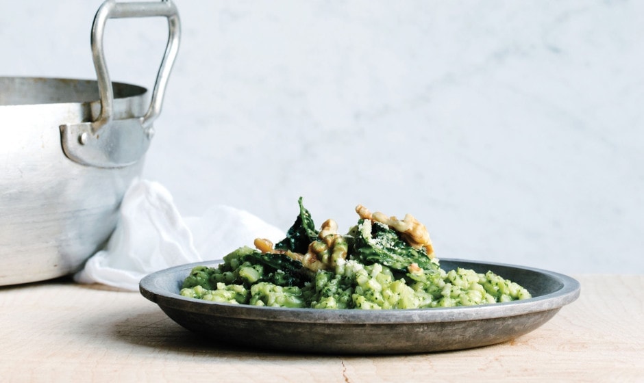 Baked Risotto with Kale recipe