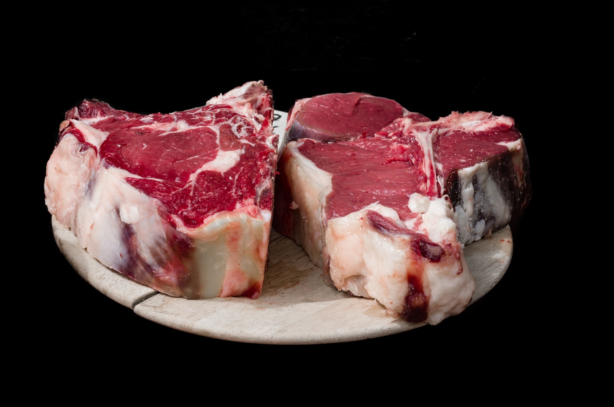Florentine steak ready for grill