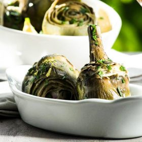 Carciofi alla Romana - Roman Style Artichokes
