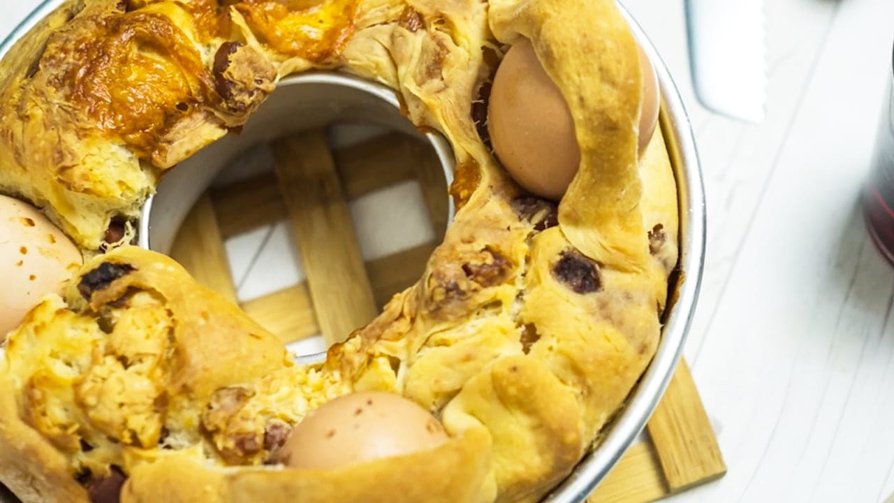 Stuffed Easter Bread Recipe from Naples