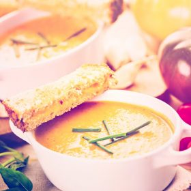 Chilled Roasted Italian Tomato Soup Recipe