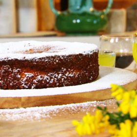Chocolate Almond Limoncello Cake Recipe