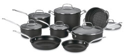 CUISINART 66-14 CHEF’S CLASSIC NONSTICK HARD-ANODIZED 14-PIECE