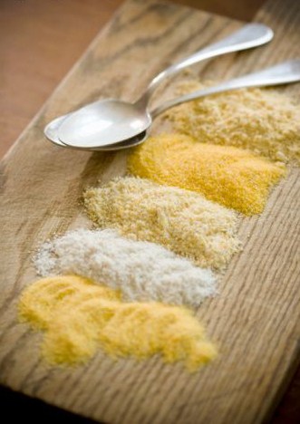 Different types of polenta