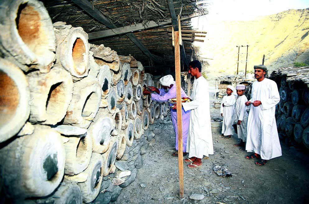 Harvesting Honey In Oman