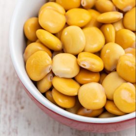 Lupini Beans ready to be served