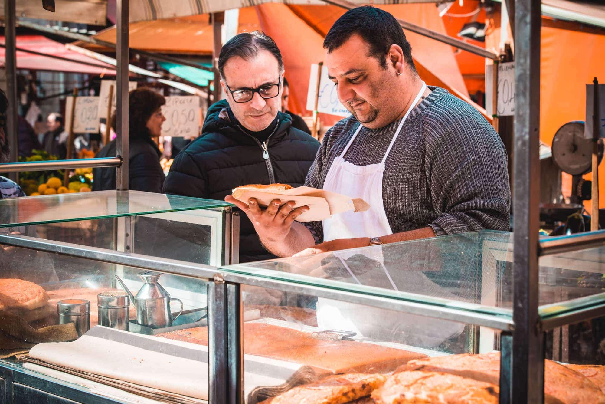 Palermo Ballaro Street Food Market