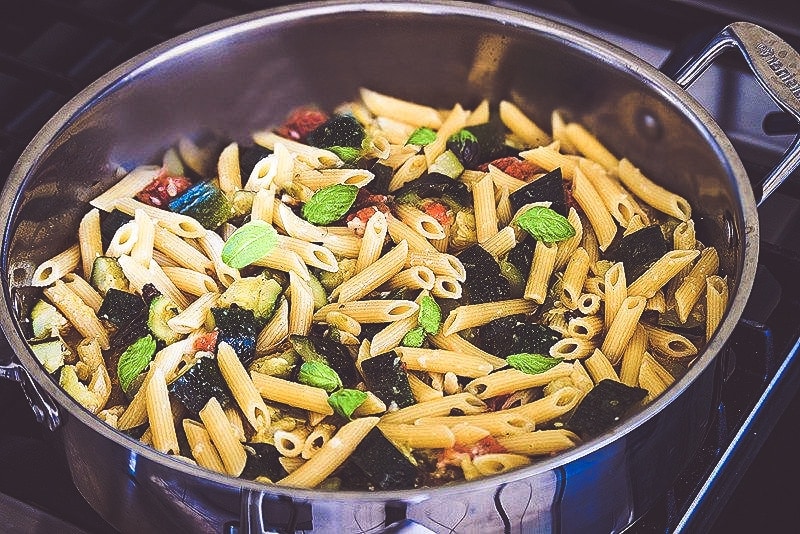 Penne pasta recipe with campagnola sauce