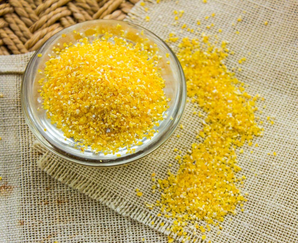 Polenta grain flour