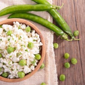 Risotto with English Peas