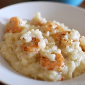 Risotto with Grilled Shrimp Recipe recipe