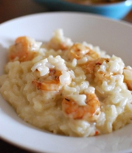 Risotto with Grilled Shrimp Recipe recipe