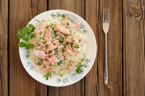 Risotto with Salmon recipe