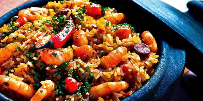 Risotto with shrimp