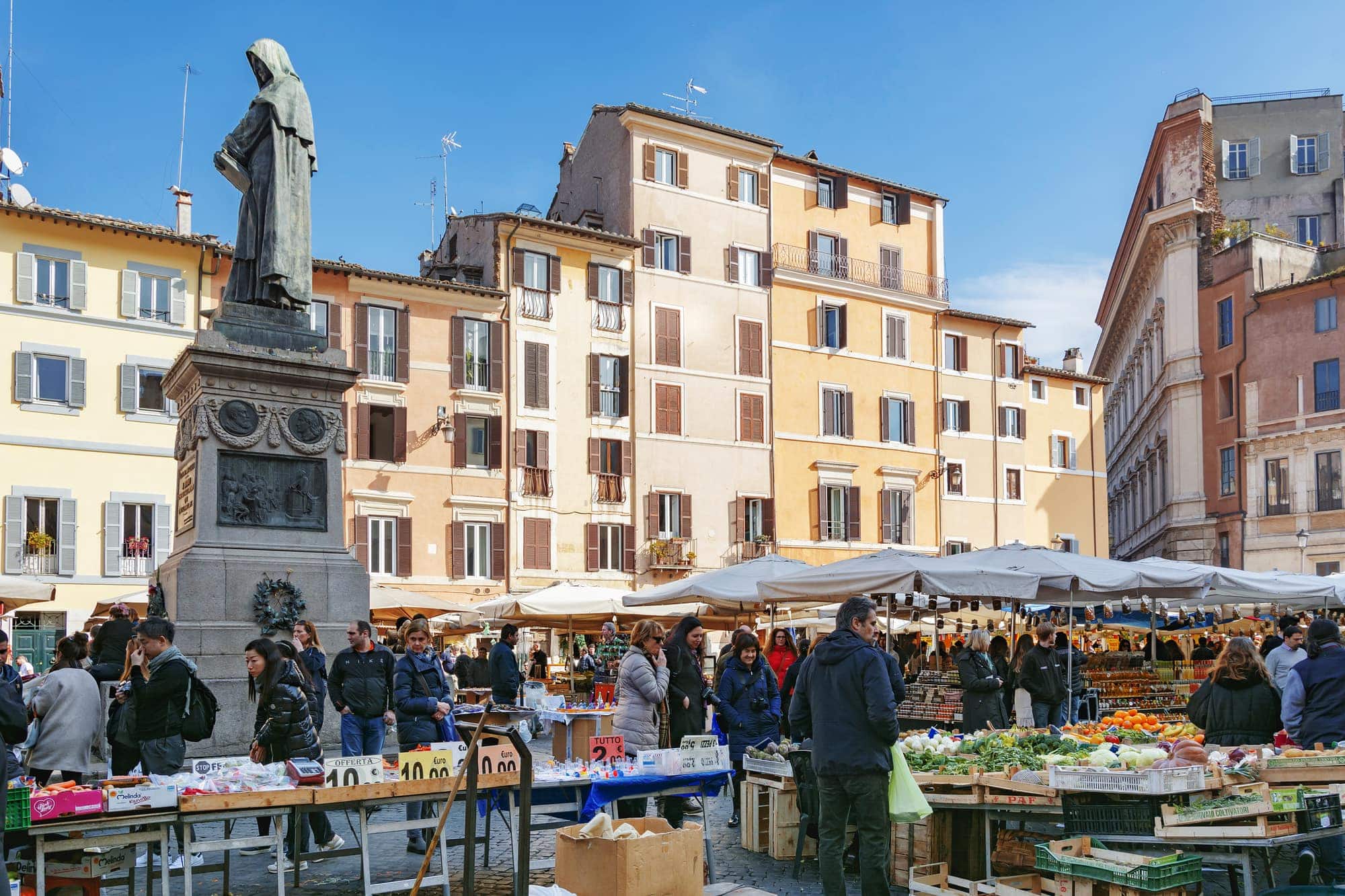 Roma Campo De Fiori Street Market