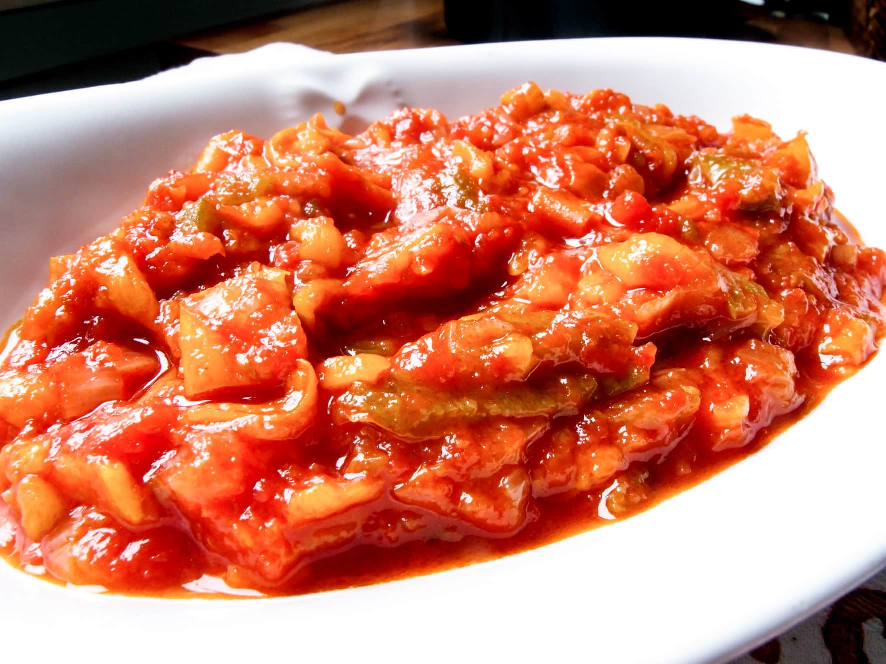 Sicilian peperonata recipe