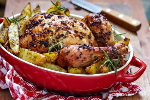 Tuscan Roasted Chicken with Potatoes
