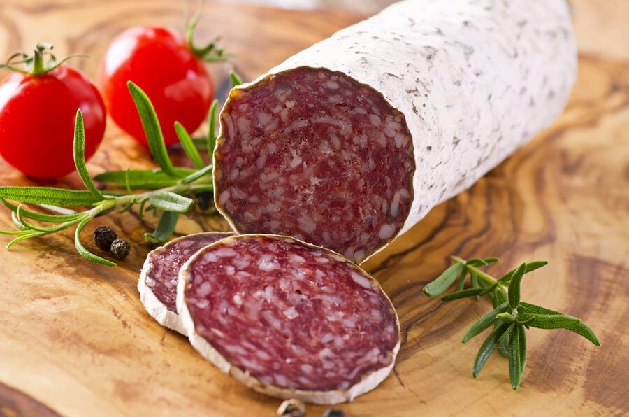 What is salami made of is interesting.