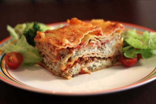 Lasagna is among the Italian Main Dishes.