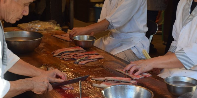 eel preparation