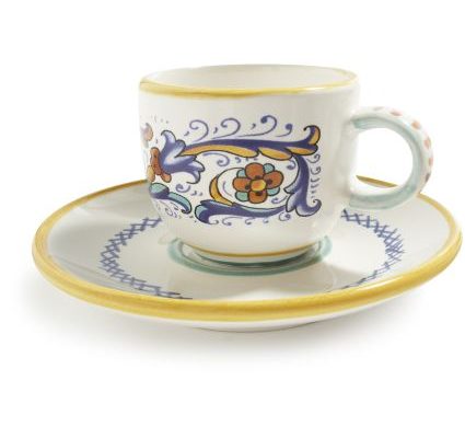 Traditional Italian espresso cups