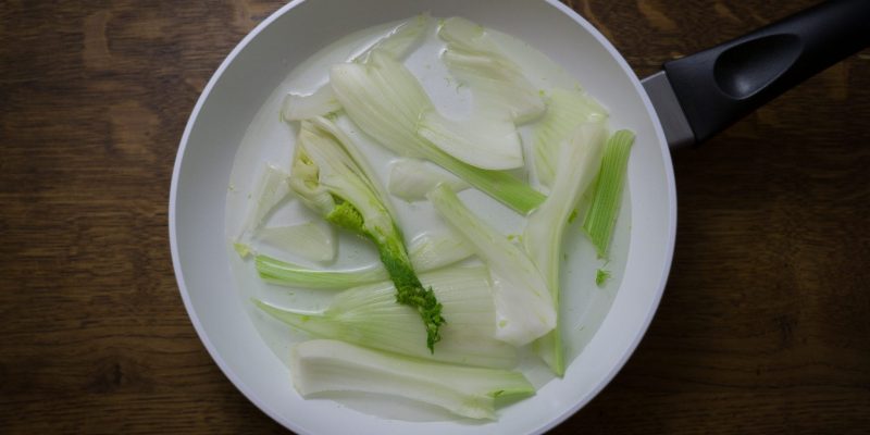 sliced fennel